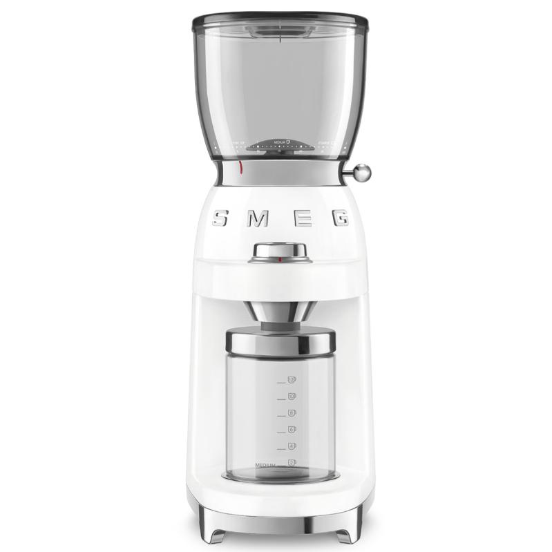 Smeg Retro-Style Coffee Grinder CGF11WHUS IMAGE 1