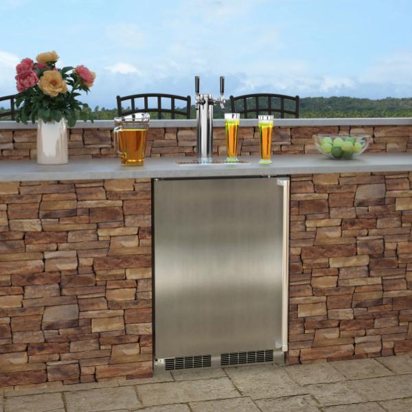 Marvel 5.7 cu.ft. Built-in Beer Dispenser MOKR124-SSB1A IMAGE 2