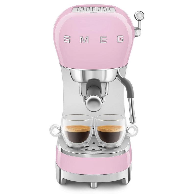 Smeg Retro-Style Manual Espresso Coffee Machine ECF02PKUS IMAGE 5