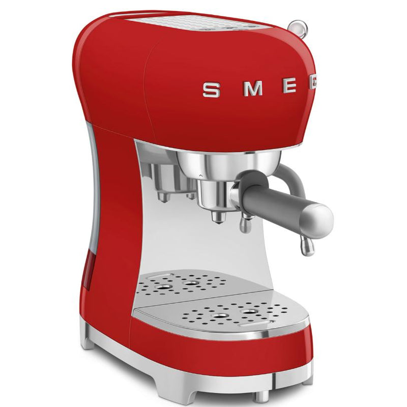 Smeg Retro-Style Manual Espresso Coffee Machine ECF02RDUS IMAGE 4