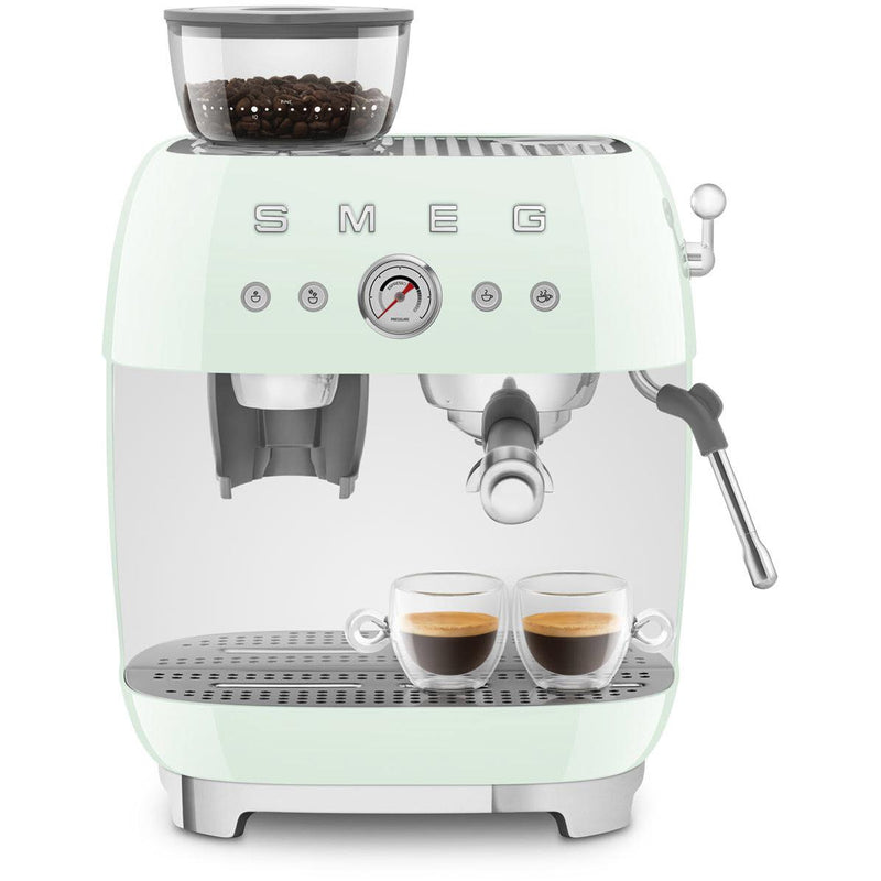 Smeg Retro-Style Manual Espresso Coffee Machine EGF03PGUS IMAGE 3