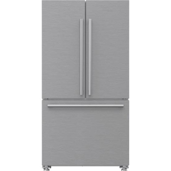 Blomberg 36-inch, 19.86 cu.ft. Counter-Depth French 3-Door Refrigerator with Water Dispenser BRFD2230XSSSP IMAGE 1