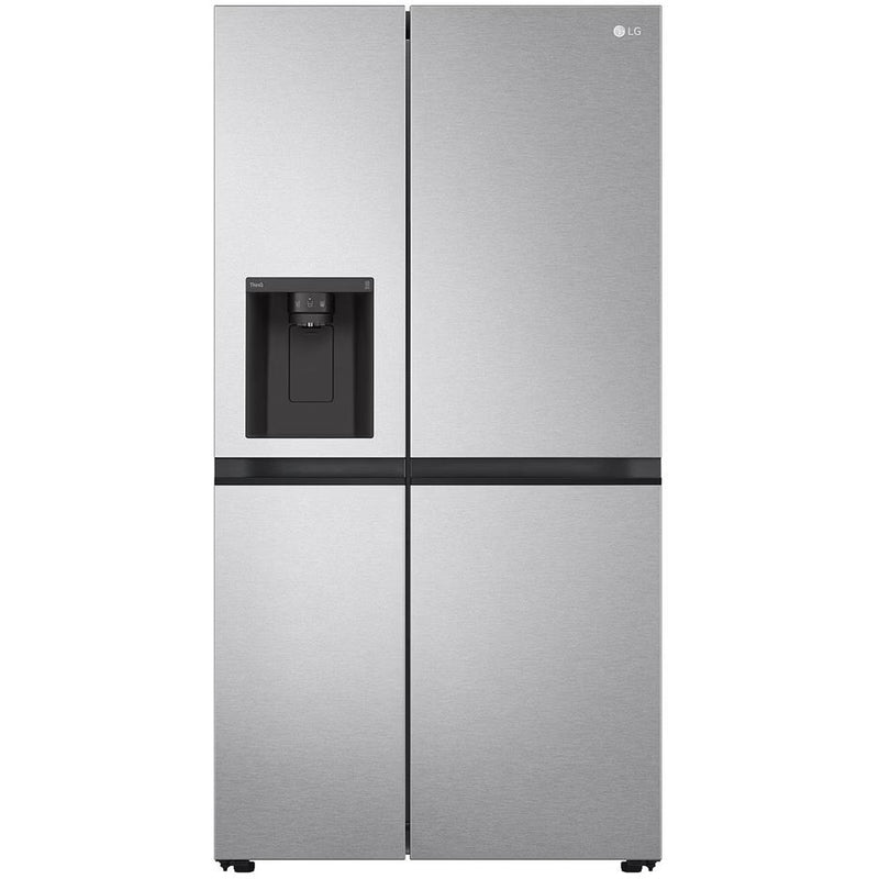 LG 36-inch, 22.5 cu. ft. Counter-Depth Side-by-Side Refrigerator with Ice and Water Dispensing System LS23C4230V IMAGE 1