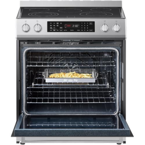 Marathon 30-inch Freestanding Electric Range with True Convection Self-Clean MSCER3080SS IMAGE 2