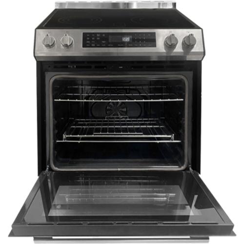 Marathon 30-inch Freestanding Electric Range with True Convection Self-Clean MSCER3080SS IMAGE 3