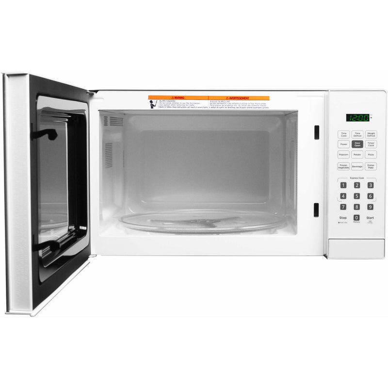 Danby 17-inch, 1.1 cu.ft. Countertop Microwave Oven with 6 Convenient Auto Cook Options DBMW1121BWW IMAGE 3