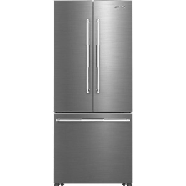 Smeg 30-inch, 16 cu. ft. Freestanding French 3-Door Refrigerator FD30UXI IMAGE 1