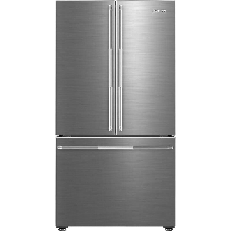 Smeg 36-inch Freestanding French 3-Door Refrigerator FD36UXIW IMAGE 1