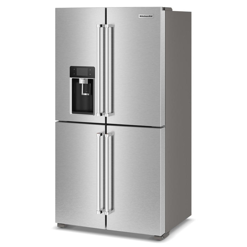 KitchenAid 36-inch, 19.4 cu. ft. Counter-Depth French 4-Door Refrigerator with Water and Ice Dispensing System KRQC736RPS IMAGE 9