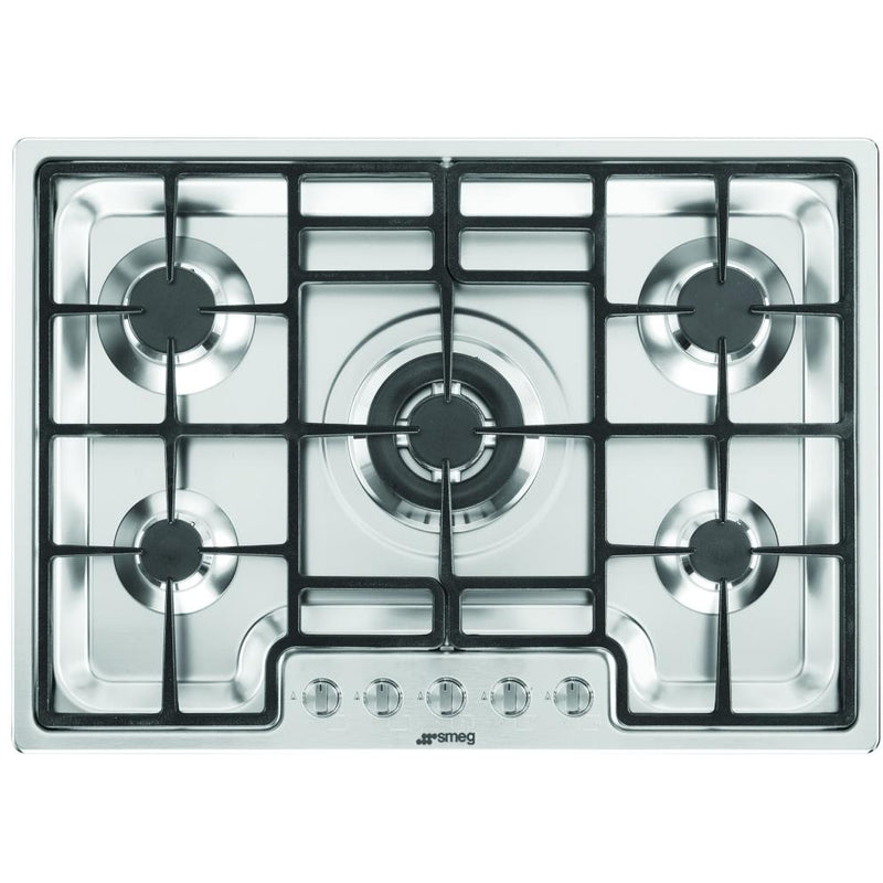 Smeg 30-inch Built-in Gas Cooktop PGFU30X2 IMAGE 1