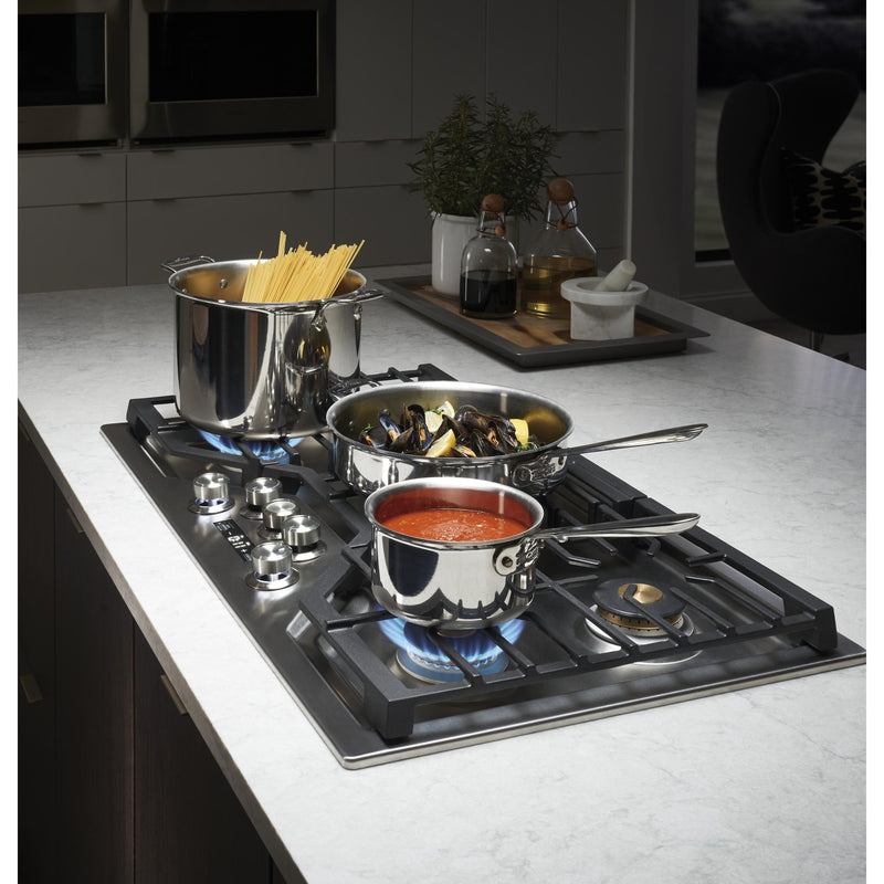 Monogram 36-inch Built-In Gas Cooktop ZGU36ESLSS IMAGE 13