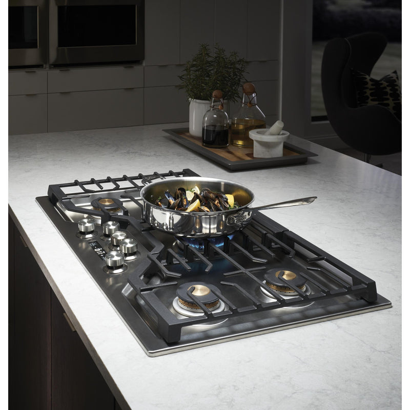 Monogram 36-inch Built-In Gas Cooktop ZGU36ESLSS IMAGE 18