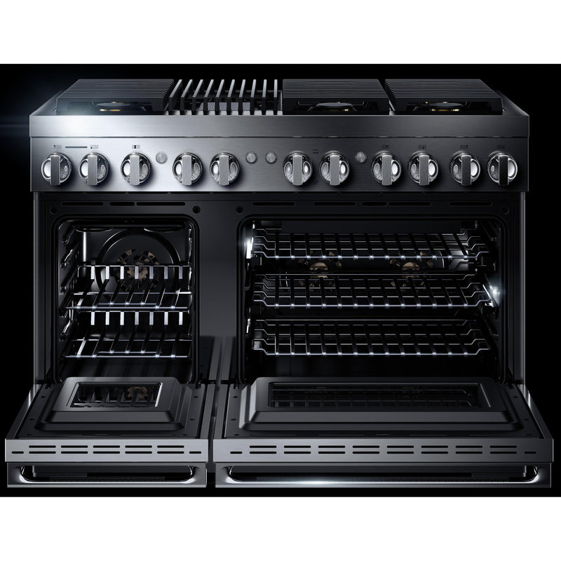 JennAir 48-inch Freestanding Dua-Fuel Range with JennAir® Culinary Center JDRP648HM IMAGE 2