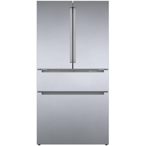 Bosch 36 inch 21 cu.ft. Counter Depth French 4 Door Refrigerator with