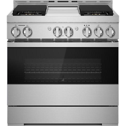 JennAir 36-inch Freestanding Gas Range with JennAir® Culinary Center JGRP536HM IMAGE 1