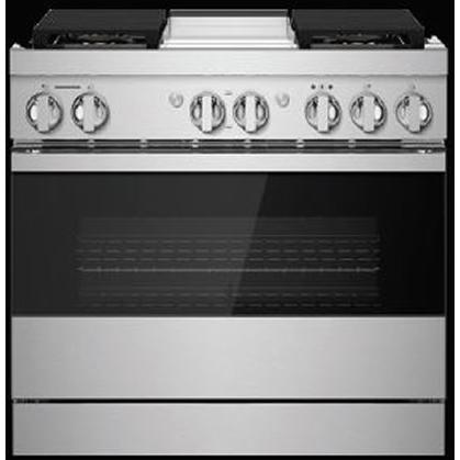 JennAir 36-inch Freestanding Dua-Fuel Range with JennAir® Culinary Center JDSP536HM IMAGE 1