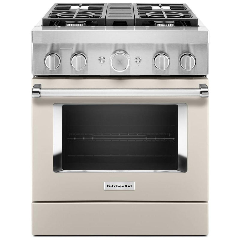 KitchenAid 30-inch Freestanding Dual Fuel Range with Even-Heat™ True Convection KFDC500JMH IMAGE 1