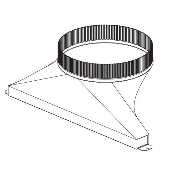 Zephyr Ventilation Accessories Transitions AK00071 IMAGE 1