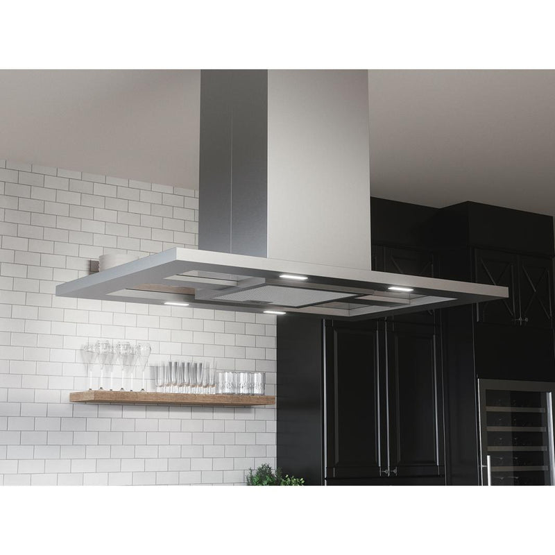 Zephyr 42-inch Modena Series Island Hood ZMD-E42BS IMAGE 2