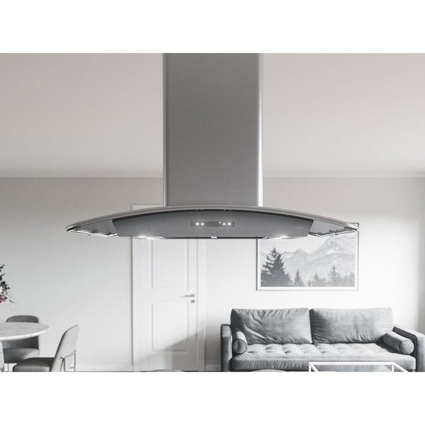 Zephyr 42-inch Milano Series Island Hood ZML-E42CS IMAGE 1