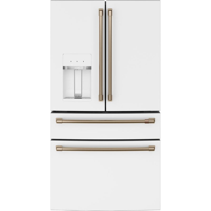 Café 36-inch, 22.3 cu.ft. Counter-Depth French 4-Door Refrigerator wit