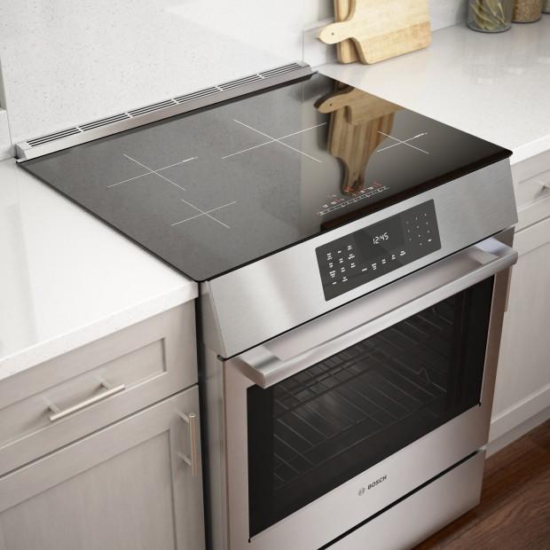 Bosch 30 inch Slide in Induction Range with Genuine European Convectio