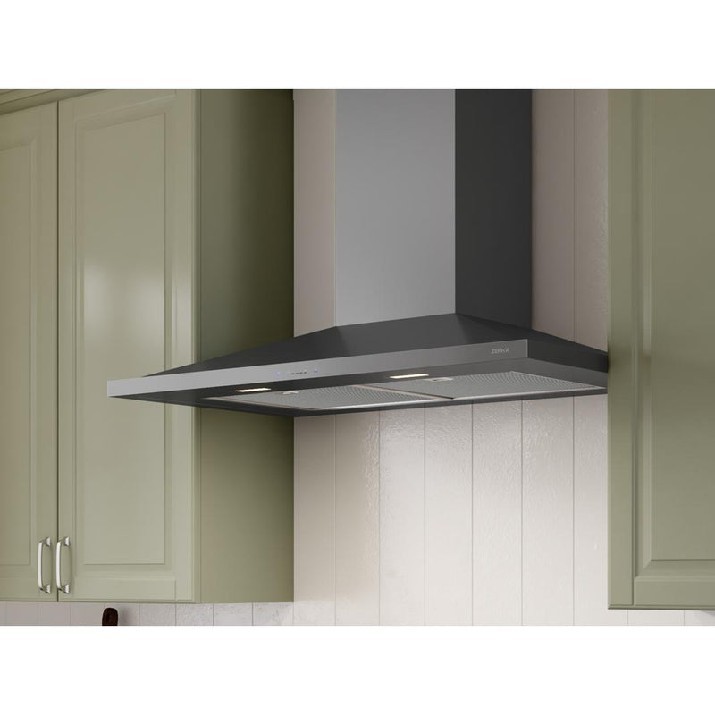 Zephyr 36-inch Anzio Wall Mount Range Hood ZAN-M90DBS IMAGE 2