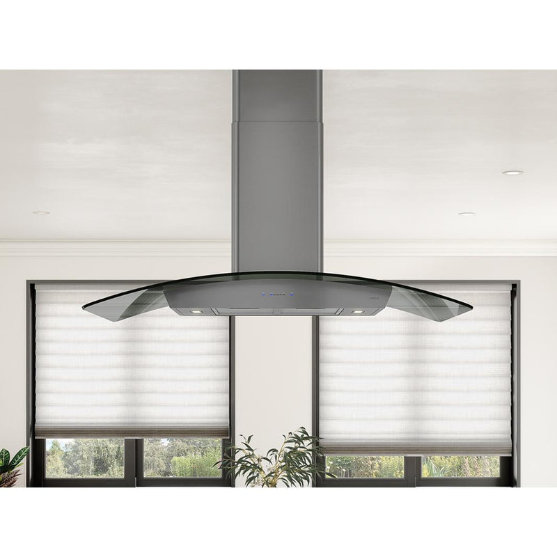 Zephyr 36-inch Core Ravenna Series Island Hood ZRE-M90BBSGG IMAGE 1