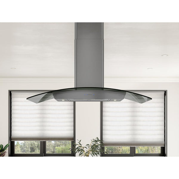 Zephyr 42-inch Core Ravenna Series Island Hood ZRE-E42BBSGG IMAGE 1